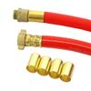 ZTZTZ 50-Pack Brass Crimp Ferrules for Spray Hoses and Rubber Tubes, 11.5–16 mm Pipe Connectors (14 mm) view 1