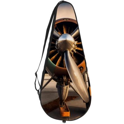 VAPOKF Old Aircraft Jet Propeller Tennis Racket Bag, Holds Up to 2