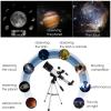 Telescope for Adults and Astronomy Beginners, 70 mm Refractor Telescope with Smartphone Adapter, Camera Shutter and Cable view 2