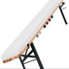VEAI Outdoor & Indoor Bench Cushion, White, 160 x 50 x 5 cm view 1