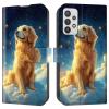 GYSYZJDH Wallet Case for Samsung Galaxy A13 5G/A04S, with Screen Protector, Stand, PU Leather, Card Holder, Full-Body Protection, Gold view 3