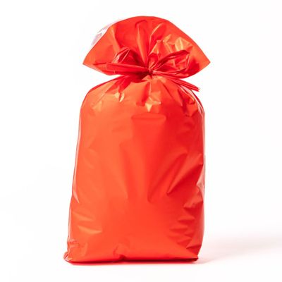 Italpak Pearlized Polypropylene Gift Bags, 40 Micron, Red, 15 x 25 cm, 50 Count