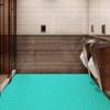Durable Green Garage Floor Mat, 4 x 10 ft view 2
