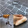 Durable Green Garage Floor Mat, 4 x 10 ft view 4