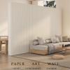 Folding Room Divider Screen, Retractable Privacy Partition for Home Office, Bedroom, Bathroom or Dressing Room, 400 x 220 x 43 cm view 2
