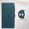 SEHEYA Crossbody Case for Samsung Galaxy XCover 6 Pro, PU Leather, Adjustable Strap, Card Slots and Wallet, Dark Green view 3