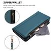 SEHEYA Crossbody Case for Samsung Galaxy XCover 6 Pro, PU Leather, Adjustable Strap, Card Slots and Wallet, Dark Green view 4