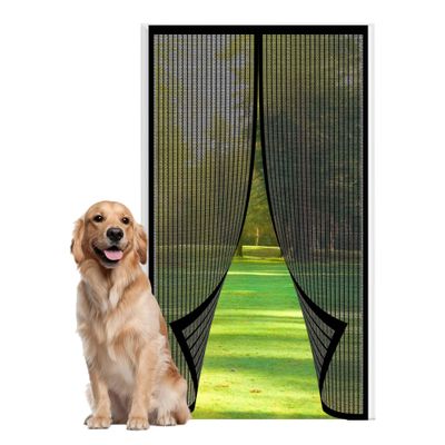 Magnetic Screen Door for Balcony and Patio Doors, 68 x 229 cm, Black