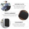 VALICLUD Foldable Black Suit Garment Bag, Breathable Oxford Fabric view 3