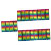 5 Sets Transparent Self-Adhesive Page Marker Flags, 4 Pieces × 5 view 1