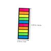 5 Sets Transparent Self-Adhesive Page Marker Flags, 4 Pieces × 5 view 2