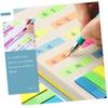 5 Sets Transparent Self-Adhesive Page Marker Flags, 4 Pieces × 5 view 3