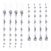 FUNOMOCYA 8-Pack Spiral Reflective Plastic Bird Deterrent Rods for Balconies and Windows view 1