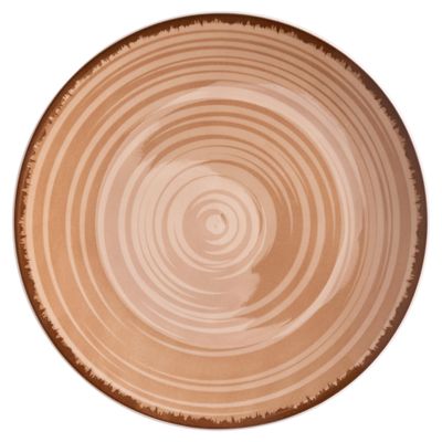 Baita Chocolate Porcelain Fruit Plates, Set of 6