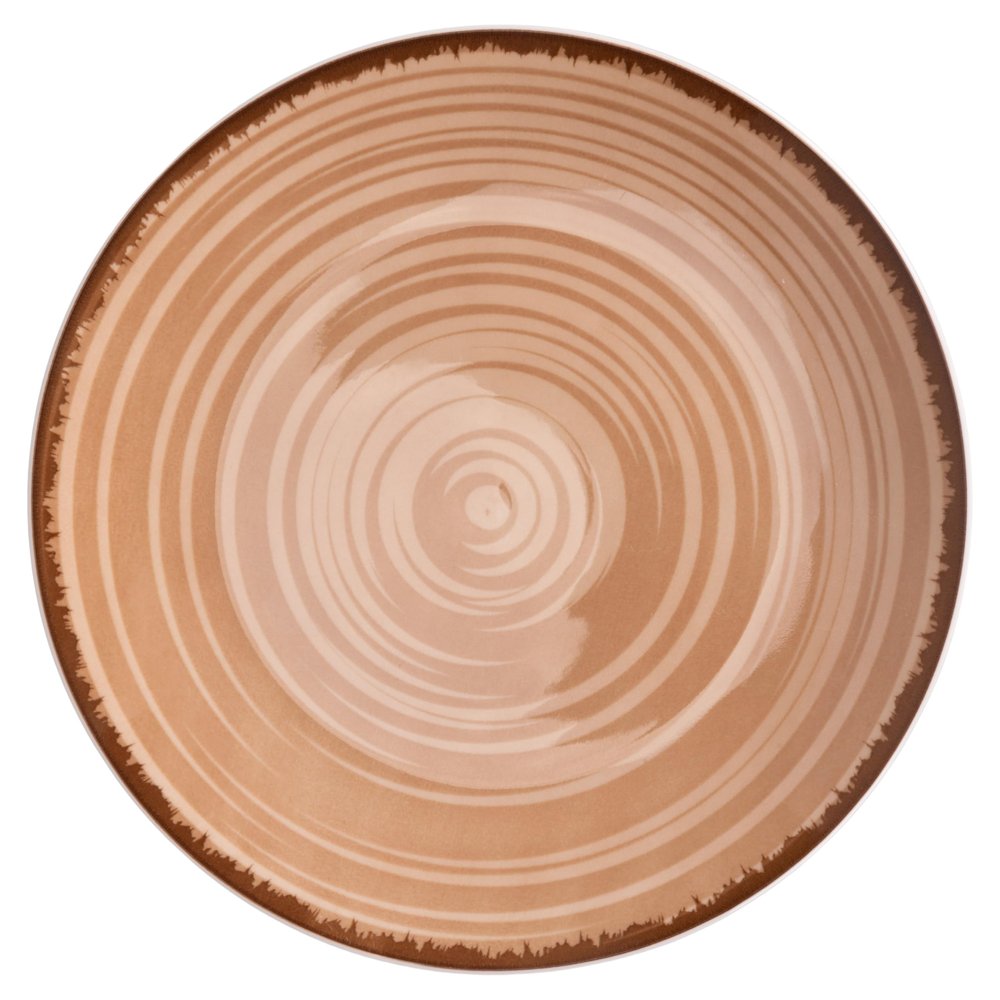 Baita Chocolate Porcelain Fruit Plates, Set of 6