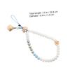 Tofficu White Bodhi Beaded Phone Strap, Chinese Style view 3