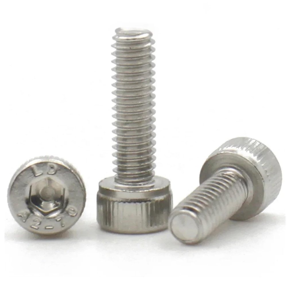 50/100-Piece 304 A2-70 Stainless Steel M1.4 M1.6 M2 M2.5 Hex Socket Screws (10 mm, M2.5, 50 pcs)