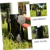 TOYANDONA Patio Umbrella Stand, Sturdy Ground Spike, Portable for Beach, Camping, and Garden view 4