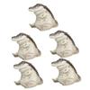 TOYANDONA 5-Piece Small Alligator Decorative Figurine Set view 1