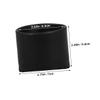 4 Non-Slip Rubber Feet for Extension Ladders, Round 64 mm view 2
