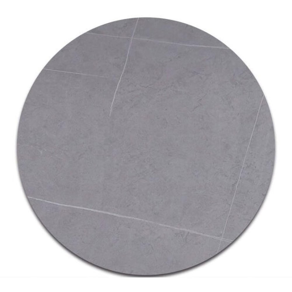 Dijateman Round Lazy Susan for Dining Table, 90 cm, Heavy-Duty Rotating Serving Tray, Matte Gray