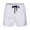 2025 Men's Mesh Beach Shorts, Quick-Drying, with Inner Shorts, White, Size L view 1
