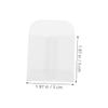60 Small Semi-Transparent Paper Envelopes, 5 x 5 cm, for Jewelry view 2
