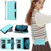SEHEYA Flip Case for Motorola Moto G31 4G/G41 4G with Adjustable Lanyard, Mint Green view 1