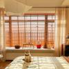 Wooden Venetian Blind, Privacy and Sun Protection, Easy Installation, Black, 105 x 130 cm / 3.4 x 4.2 ft view 2