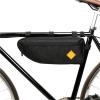 XUWEWI Waterproof Triangular Bike Frame Bag, Black, M view 4