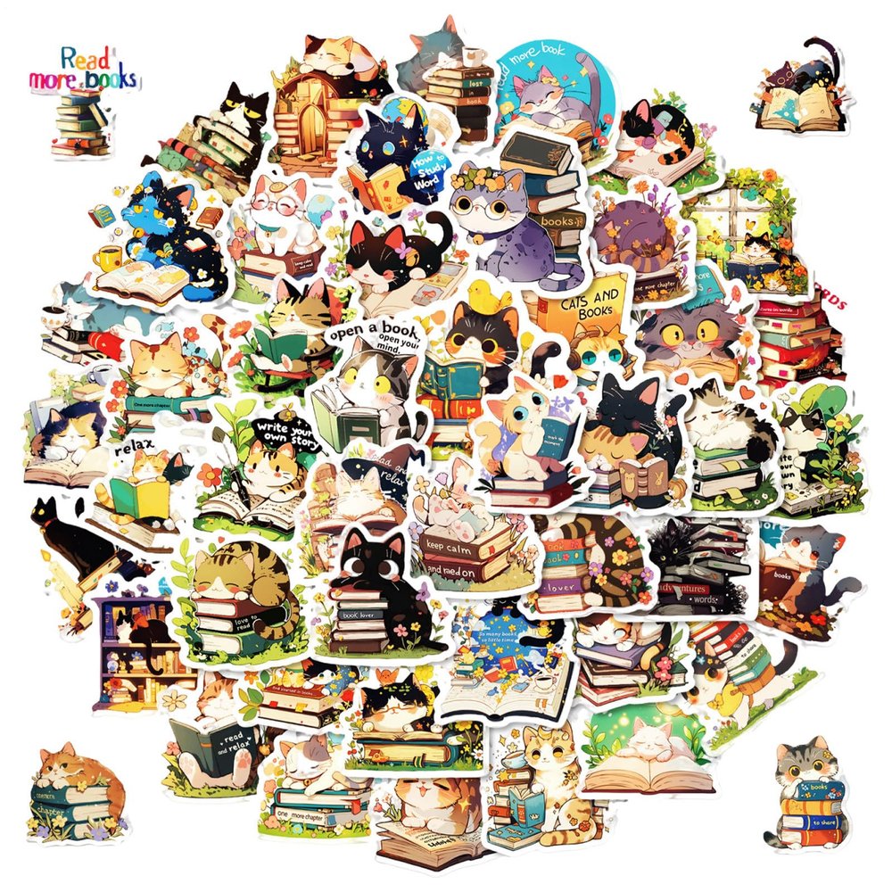 Cute Cartoon Cat Stickers