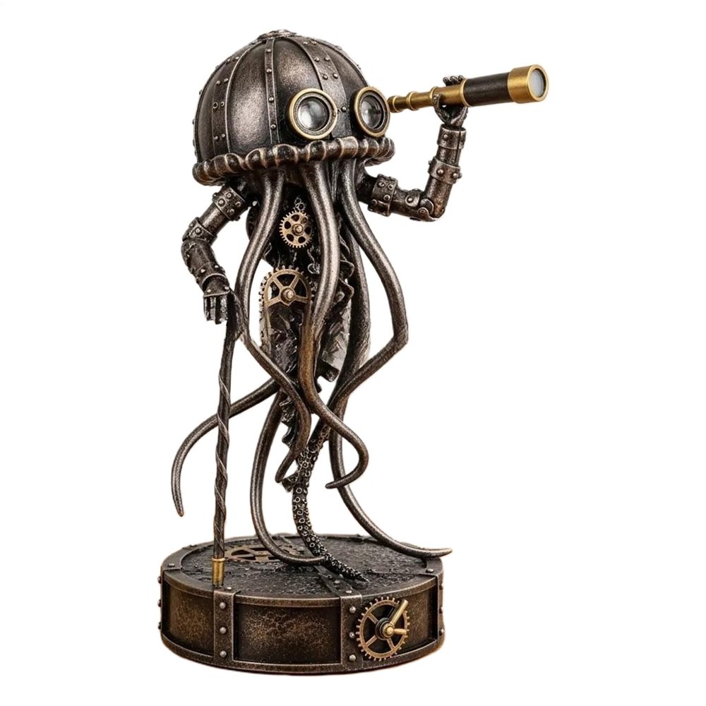 Steampunk Animal Figurine Desk Decor