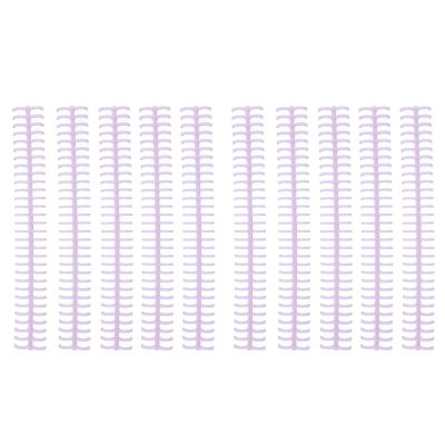 Spacnana Plastic Binding Combs, 10-Pack, 30-Hole, 1/2-Inch, Purple