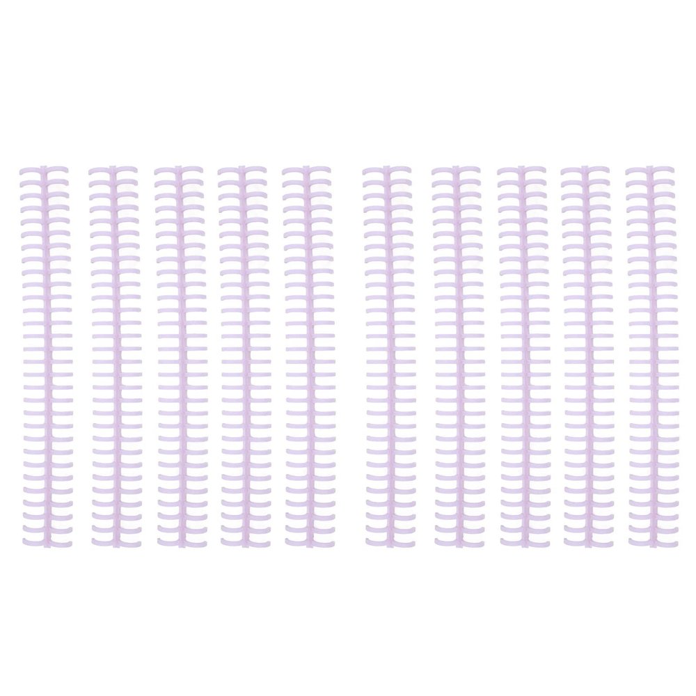 Spacnana Plastic Binding Combs, 10-Pack, 30-Hole, 1/2-Inch, Purple