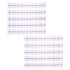 Spacnana Plastic Binding Combs, 10-Pack, 30-Hole, 1/2-Inch, Purple view 4