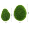 FUIBEJAE 30 Artificial Moss Rocks, 3 Sizes, Green Moss Balls for Floral Arrangements, Fairy Gardens and Crafts view 3