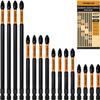 TOOLMAYS Magnetic Impact Driver Bits, PH2 & PZ2, 50/75/100/150 mm, S2 Steel, 16-Piece Set view 1