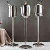 Stainless Steel Ice Bucket with Stand for Home Use view 4