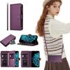 SEHEYA Wallet Case with Shoulder Strap for Xiaomi Mi A3 / Mi CC9E, Purple view 1