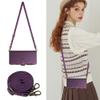 SEHEYA Wallet Case with Shoulder Strap for Xiaomi Mi A3 / Mi CC9E, Purple view 2