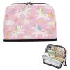 Miaozhen Large-Capacity Standing Pencil Case, White Rainbow Unicorn view 1
