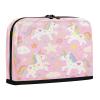 Miaozhen Large-Capacity Standing Pencil Case, White Rainbow Unicorn view 2