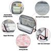 Miaozhen Large-Capacity Standing Pencil Case, White Rainbow Unicorn view 4