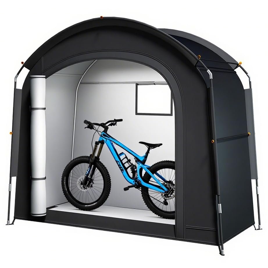 KPIRXO Waterproof Outdoor Bike Shelter for Merida Cyclo Cross 700, 90 & 9000, 2–4 Bikes