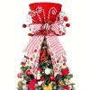 Santa Hat Star Christmas Tree Topper view 3