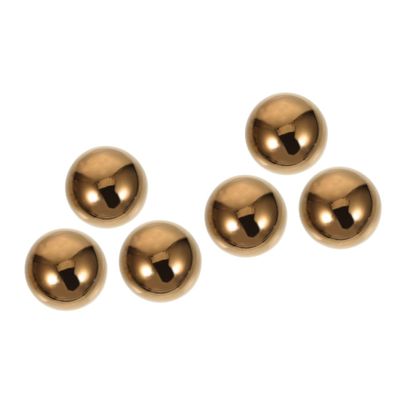 TOYANDONA 2 Sets Hollow Reflective Decorative Metal Balls, 3 Pieces Each