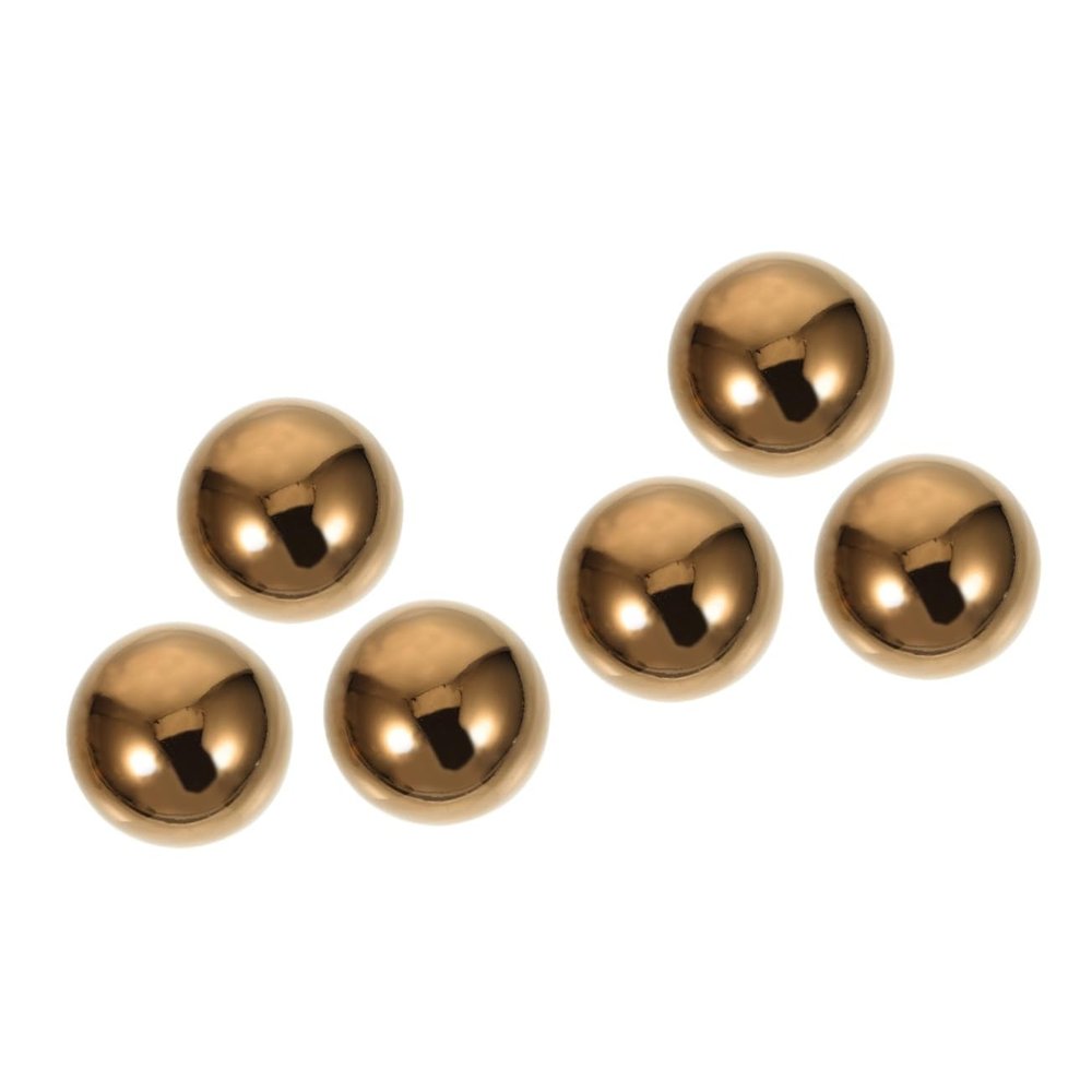 TOYANDONA 2 Sets Hollow Reflective Decorative Metal Balls, 3 Pieces Each