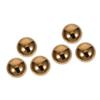 TOYANDONA 2 Sets Hollow Reflective Decorative Metal Balls, 3 Pieces Each view 1