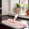 Hard Floor Mop with 360° Rotating Telescopic Handle and Dirt Scraper view 3