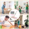 Hard Floor Mop with 360° Rotating Telescopic Handle and Dirt Scraper view 4